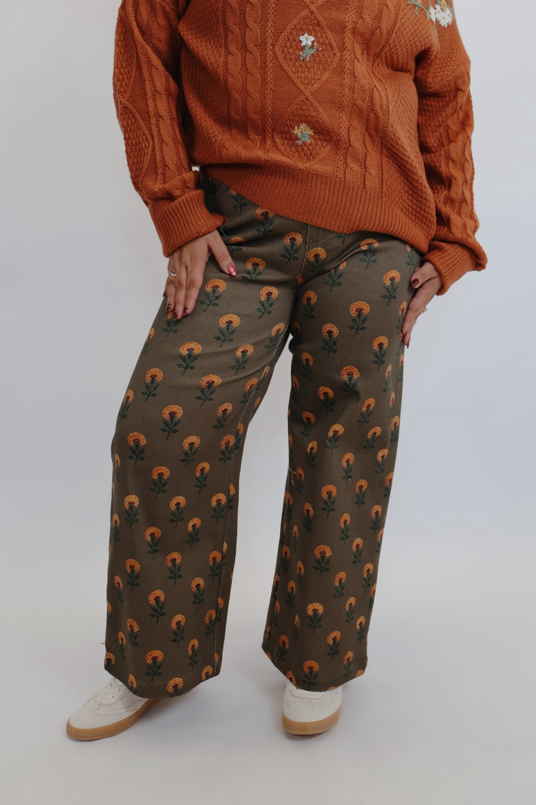 Pantalon à jambes larges Wild Meadow