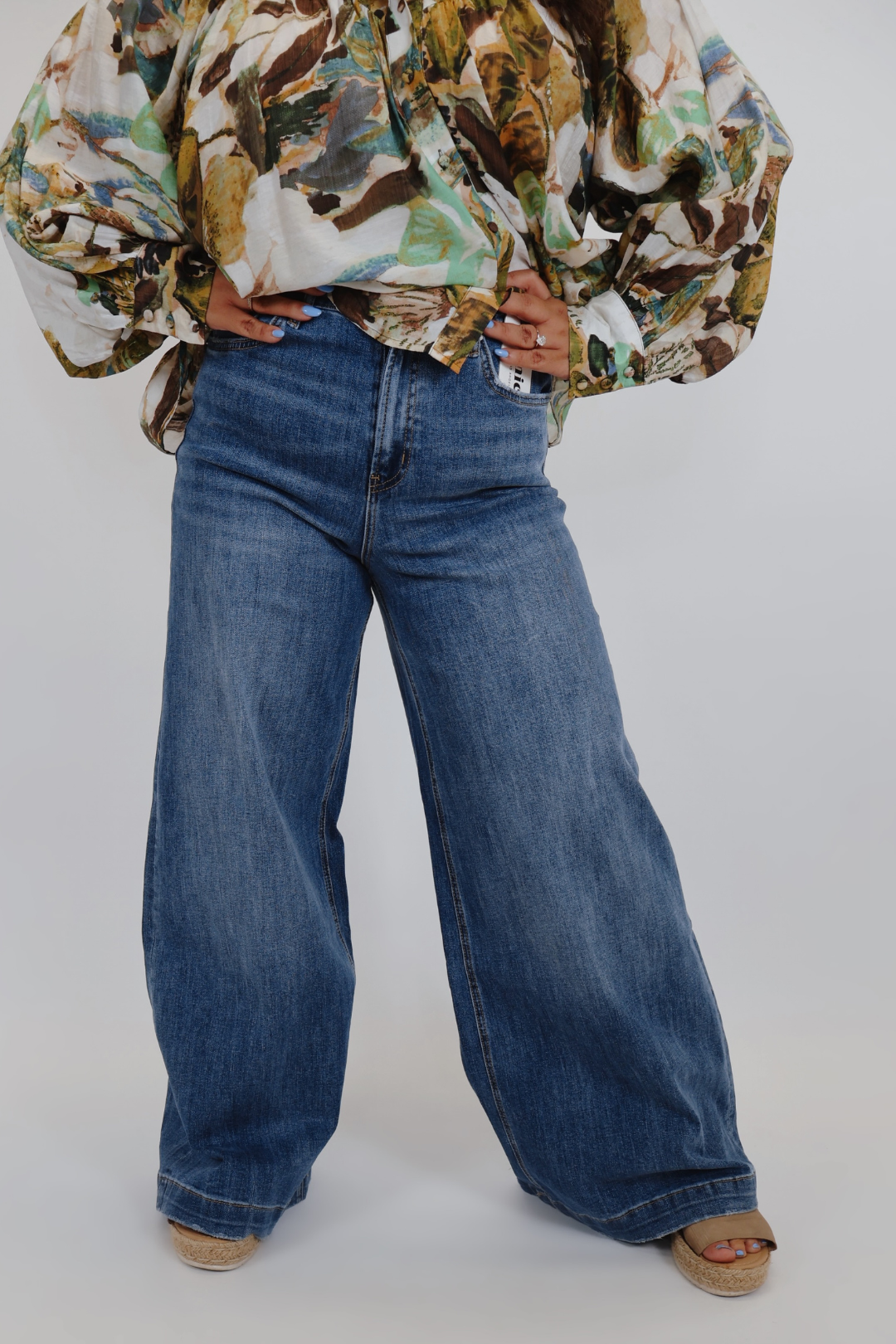 Jean Camila à jambes larges